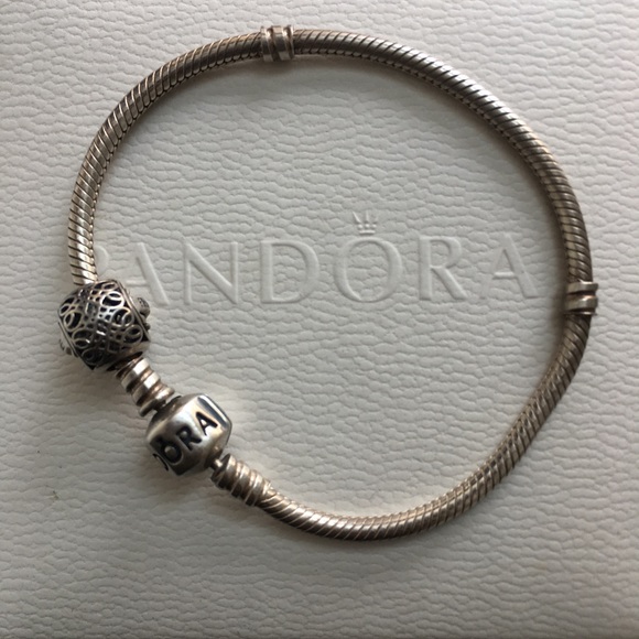 SOLD!!Sterling Silver Pandora Bracelet. In Box - Picture 2 of 4